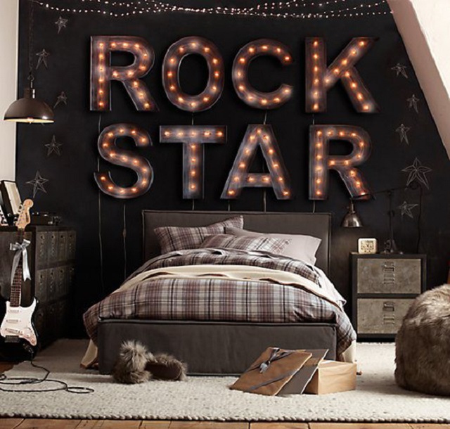 Rock Star Bedroom | 10 Amazing Music Themed Bedrooms