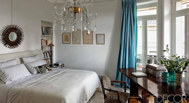Master Bedroom | Living in Style: the Paris apartment of Philippe Rapin and Sylvie de Chirée