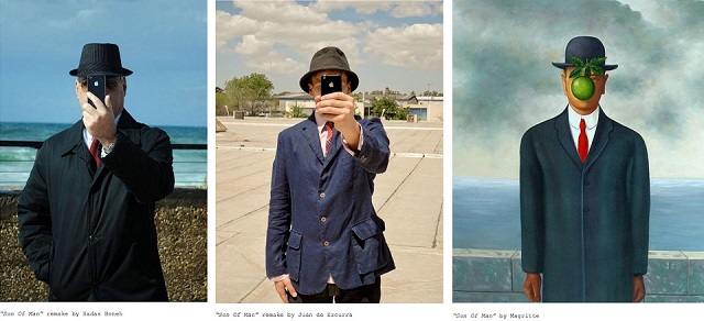 "Son of Man" by Magritte | When famous painting come to live