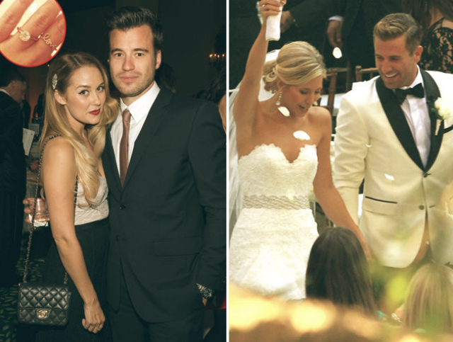 Lauren Conrad married William Tell | 2014 Best Celebrities Wedding Dresses 
