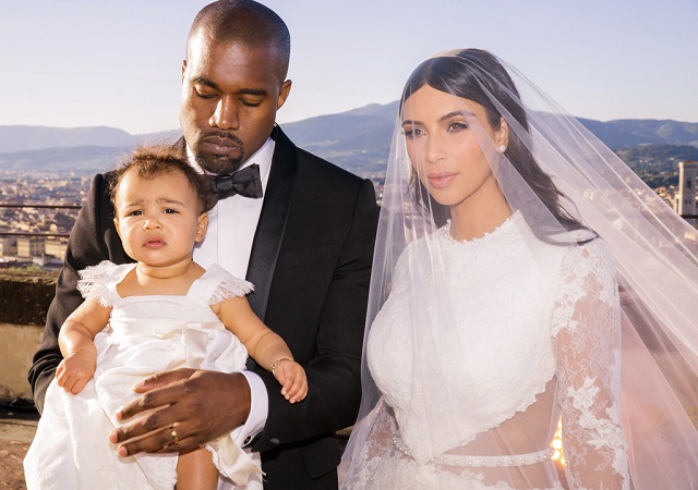 Kim Kardashian married Kanye West | 2014 Best Celebrities Wedding Dresses