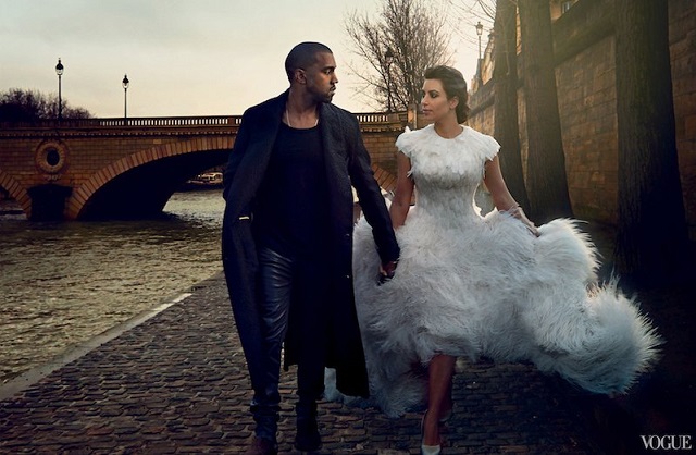 Kim Kardashian married Kanye West | 2014 Best Celebrities Wedding Dresses