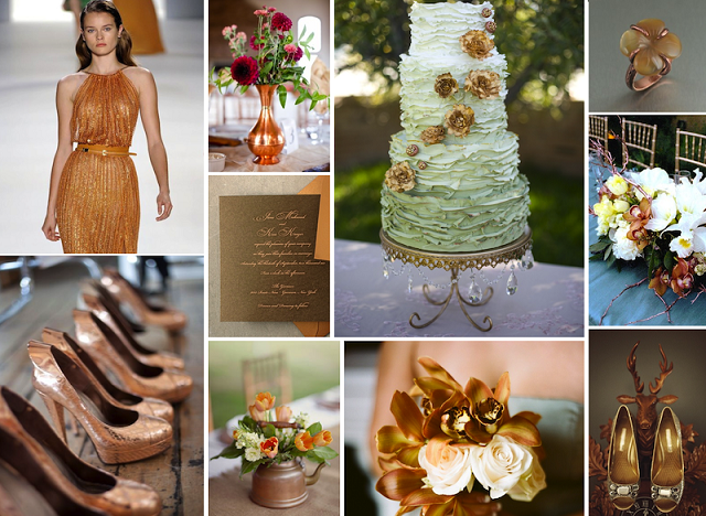 Copper is the wedding color for 2015