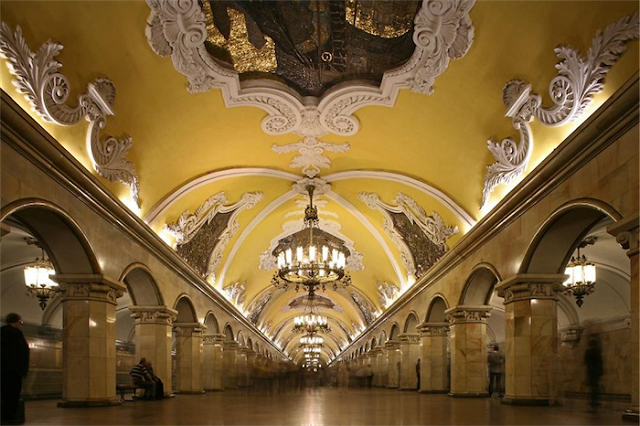 Avtovo Metro Station, St. Petersburg, Russia