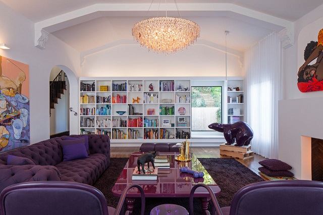 Ghislaine Vinas Interior Design and Chet Callahan Design with Los Feliz Residence (Residential Interiors)