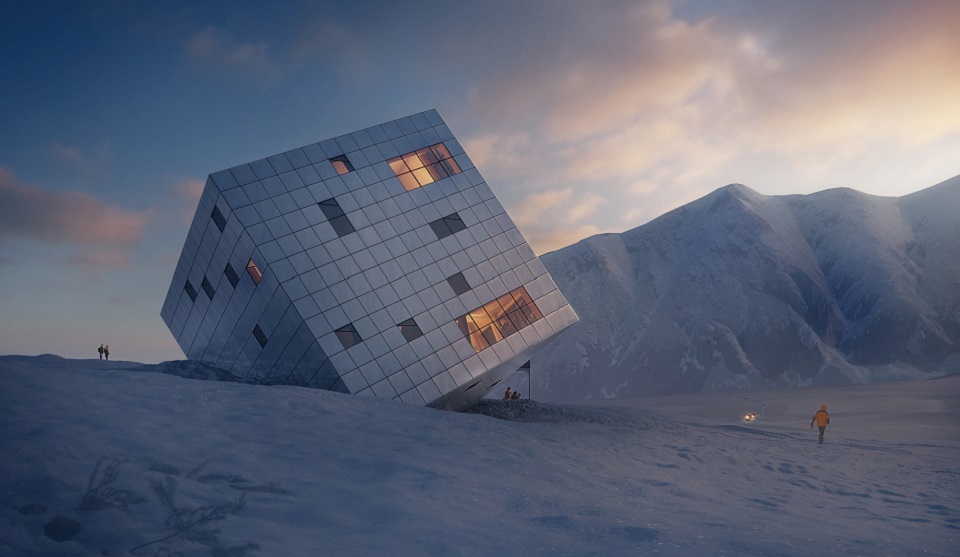 Kežmarské Hut: the futuristic mountain lodge by Atelier 8000